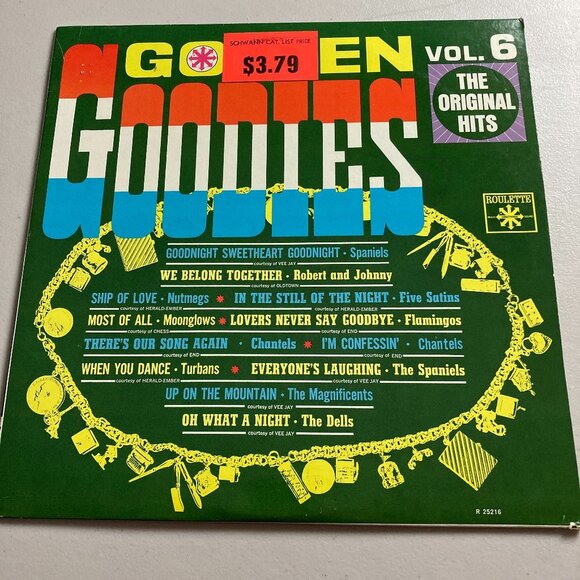 Golden Goodies Vol 6 Vol 14 Vol 15 Vinyl Record Album LP Bundle Roulette Records - Picture 1 of 12